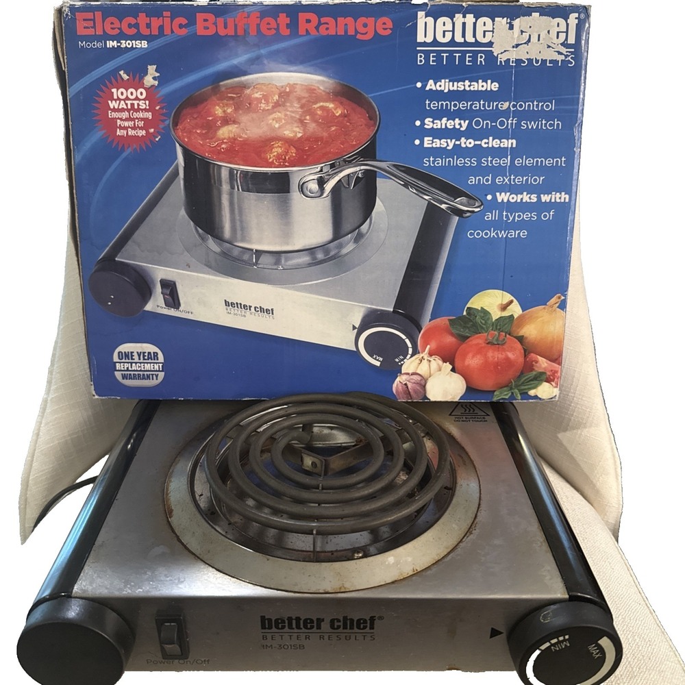 Better Chef Electric Buffet Range Single Burner‎ IM-301SB